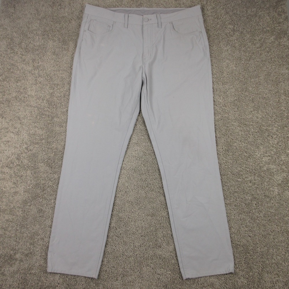 Vineyard Vines Pants Mens 38x32 Gray OTG On The Go Performance Chino Golf Flex